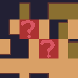 A marching squares spritesheet of dungeon tiles